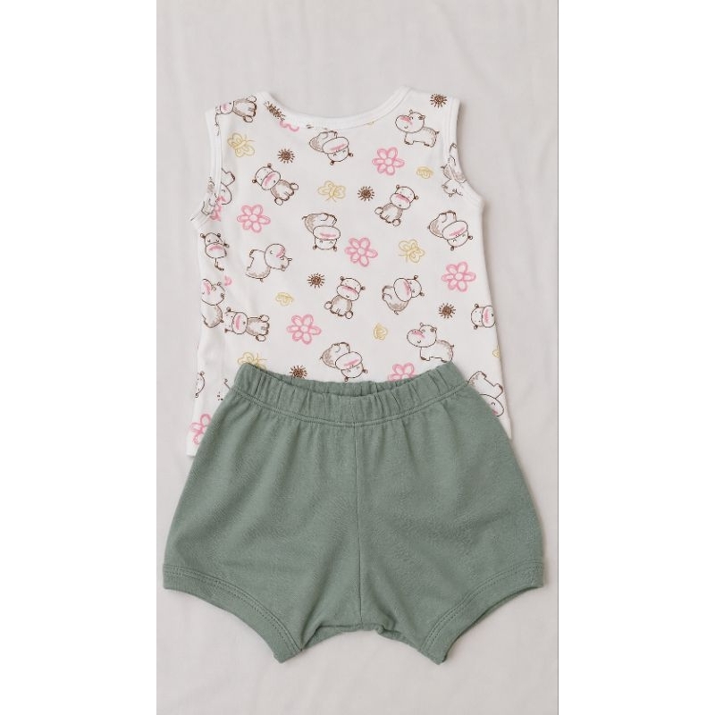Conjunto Bebê Menino/Menina Regata com Shorts | Diversas Estampas