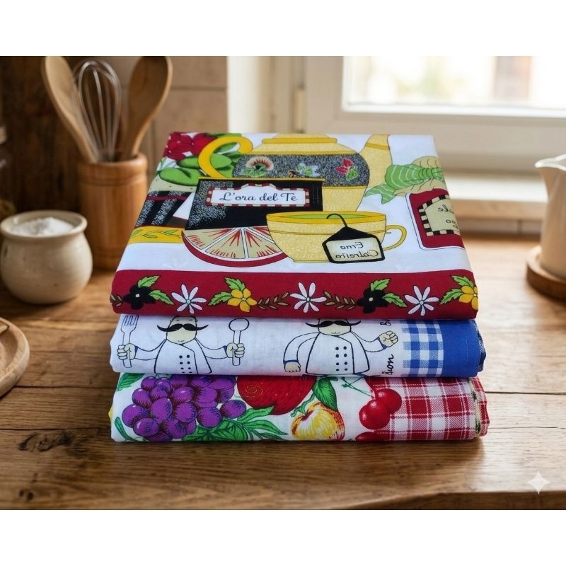 Kit 3 toalhas Forro de mesa em Oxford importado luxo estampado para mesa 10 , 6 e 4 Cadeiras Premium