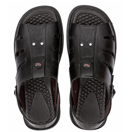 Sandália Masculina Couro Original Confortável Anatômica Antiderrapante Premium