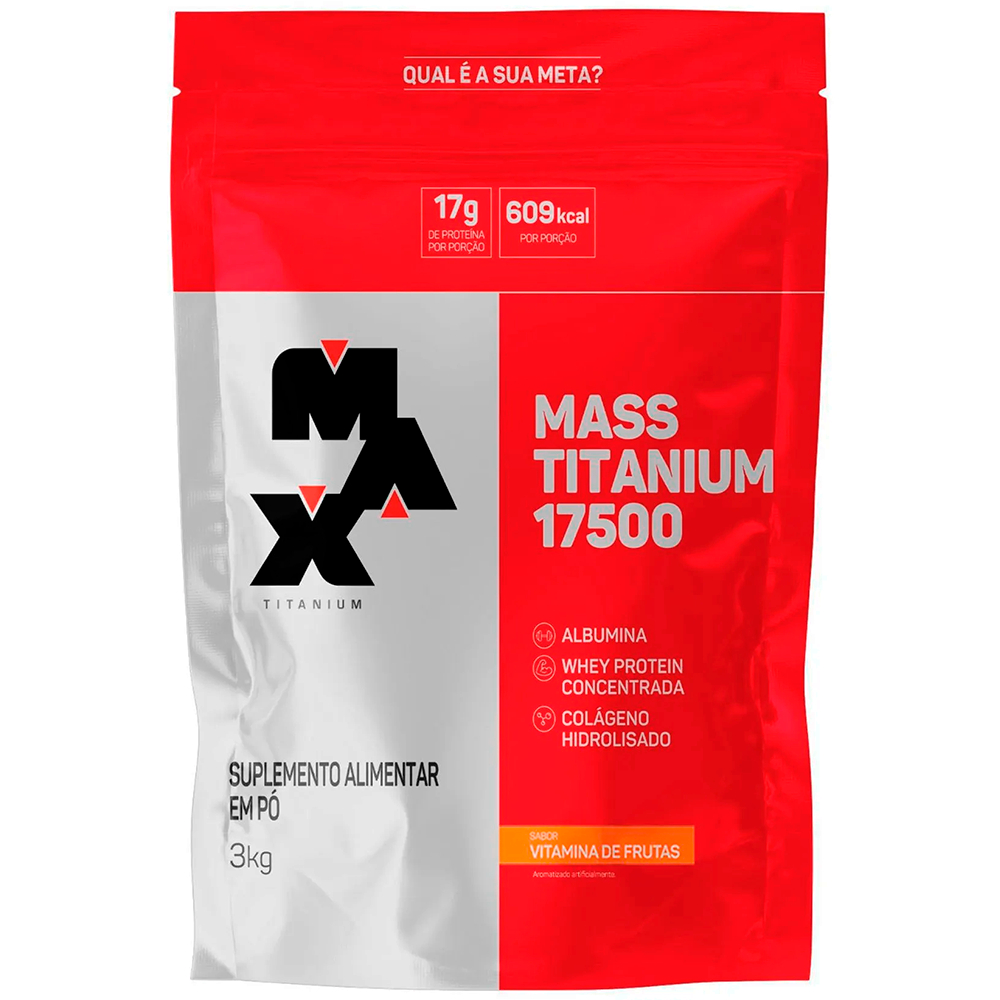 Hipercalórico Mass Titanium 17500 Max Titanium 3kg