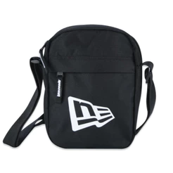 MINI BOLSA TRANSVERSAL NEW ERA LOGO PRETA — SHOULDER BAG | 4 COMPARTIMENTOS | ORIGINAL