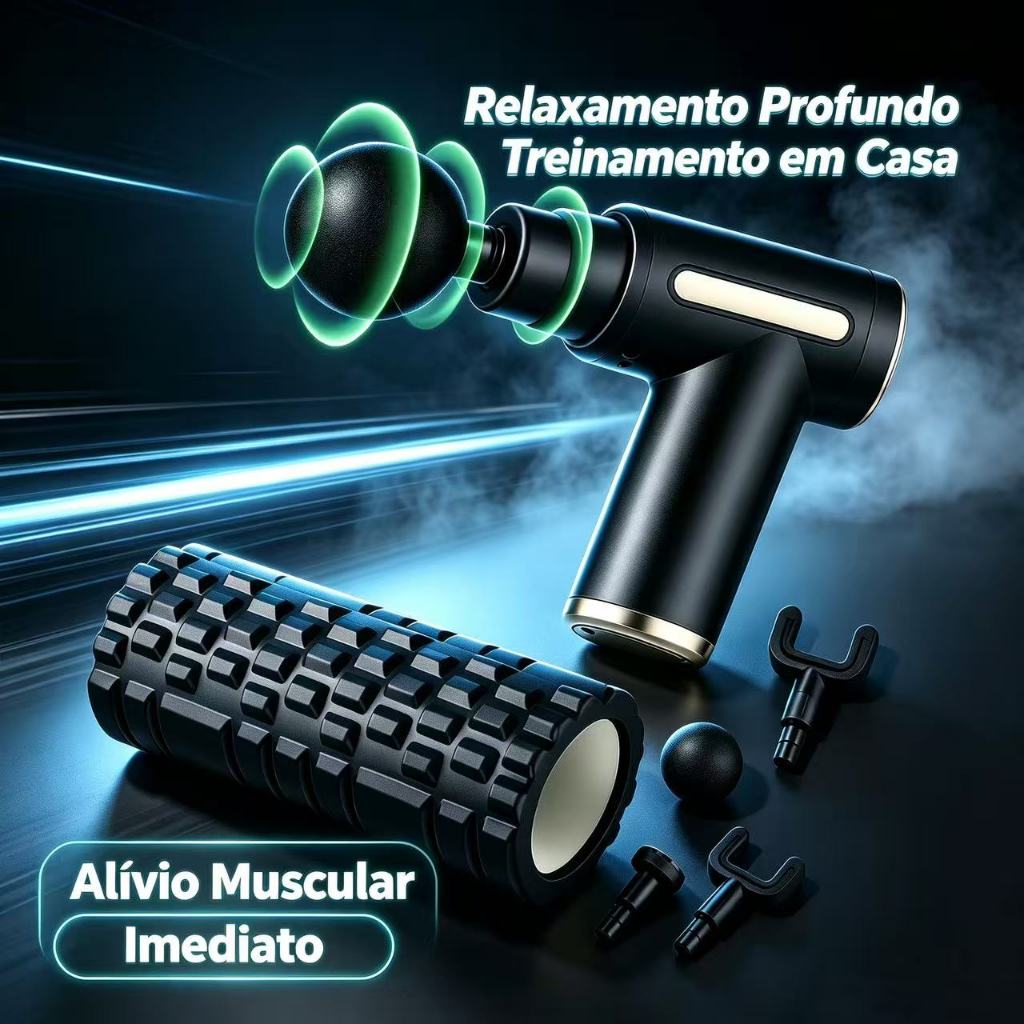 Rolo Massagem Foam Roller Liberação Miofascial Soltura Yoga，Kit de massagem relaxante para uso doméstico