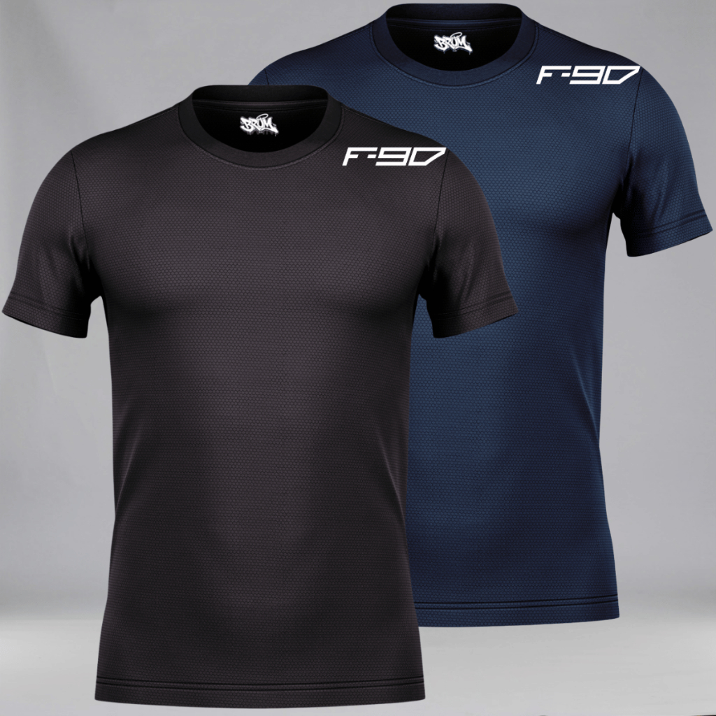 Kit 2 Camisetas Dry Fit Masculina Camisa Respirável Para Treino Academia Sport Training Power