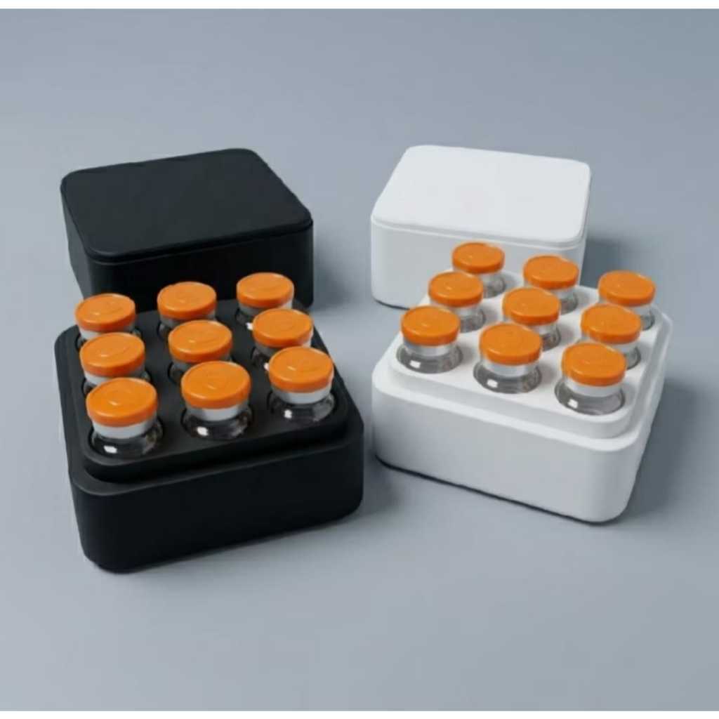 Caixa porta ampolas 3 ml a 5 ml para 9 frascos