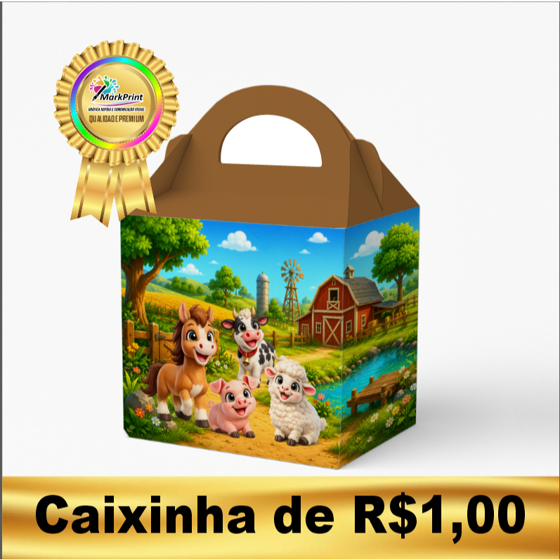 Maletinha Fazendinha personalizado/Mimo, Lembrancinha, caixinha para presente, enfeites,infantil
