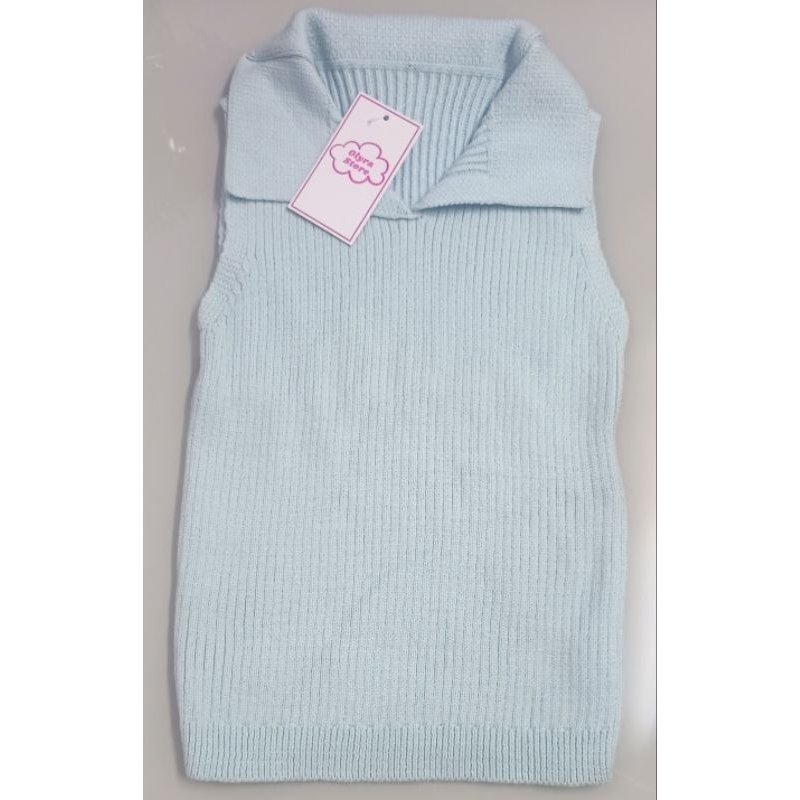 Blusa Gola Polo Manguinha Curta tricô  modal canelado Moda Feminina Basico Casual Feminino Verão Dia a Dia Trabalho