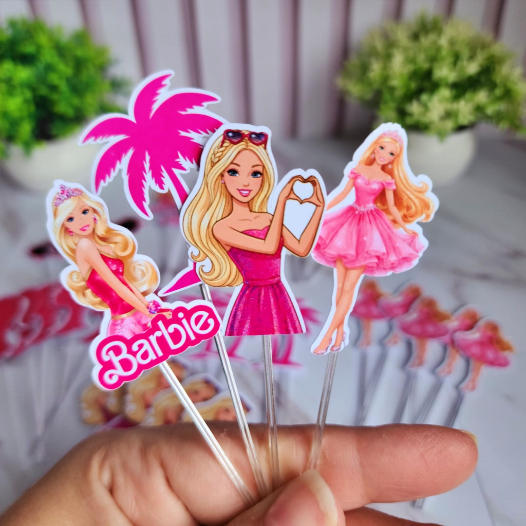Topper e Tag Personalizada para Doces Barbie Princesa | Festa Infantil | Lembrancinha Aniversário