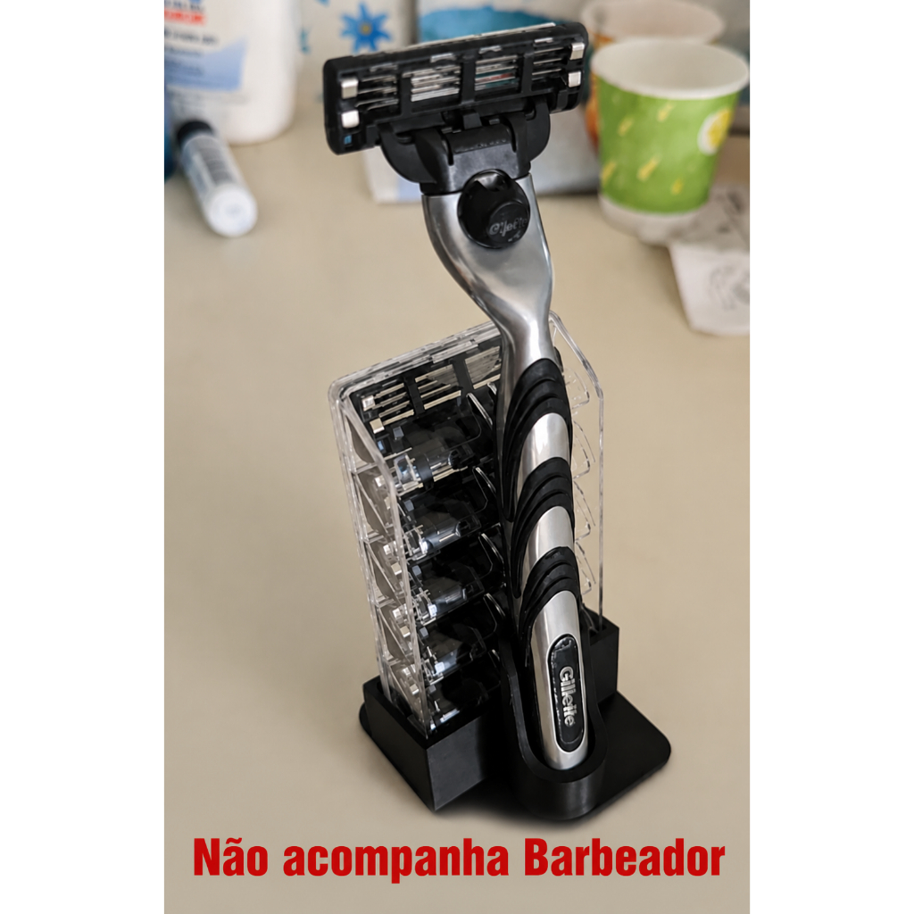 Suporte para Lâminas e Aparelhos de Barbear Mach3