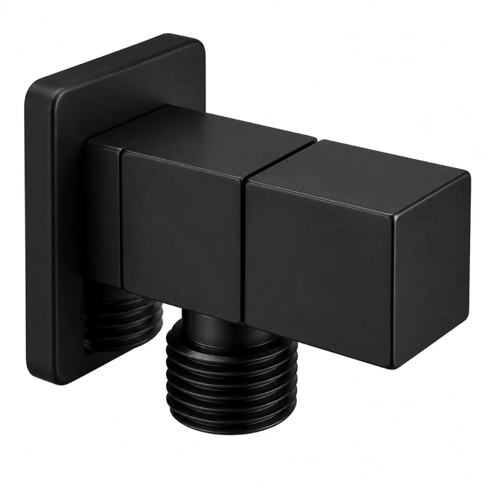 REGISTRO PRETO DE INOX PARA DUCHA HIGIENICA
