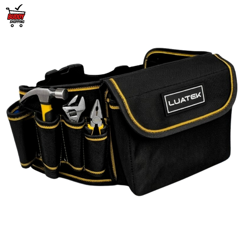 Cinto Bolsa Porta Ferramentas Multibolsos Oxford Luatek Regulável Luatek