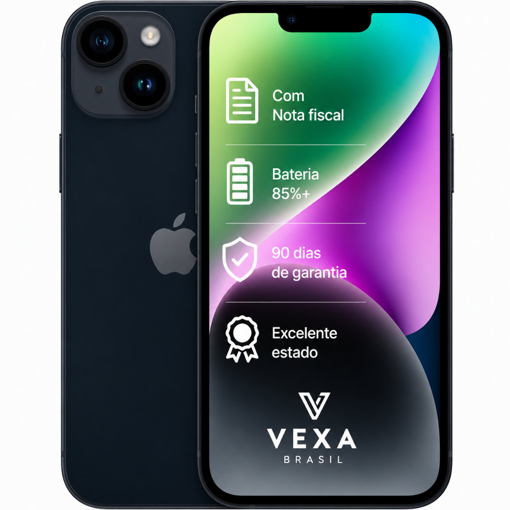 Apple iPhone 14 Plus 128GB | Semi Novo Premium | Bateria Mínima 85%