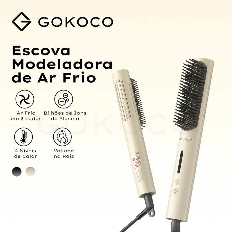 Escova Modeladora de Cabelo Gokoco