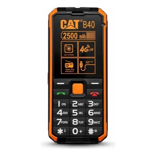 Celular Caterpillar B40 4G Dual Chip Teclas Grandes Volume Alto Resistente Ideal Para Idosos
