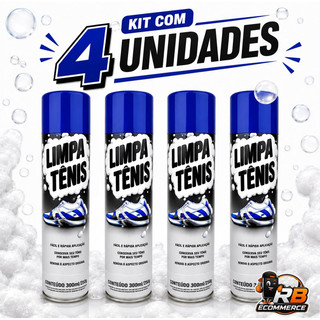 Limpa Tênis Espuma Spray Limpeza a Seco Remove Encardido Sujeira Branco e Colorido Profissional Petroplus