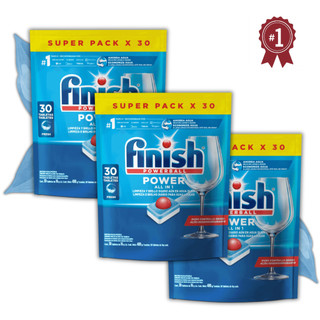 Finish Detergente em Tablete para Lava Louças 13/30tabs Original Limpeza Profunda Ação Poderosa