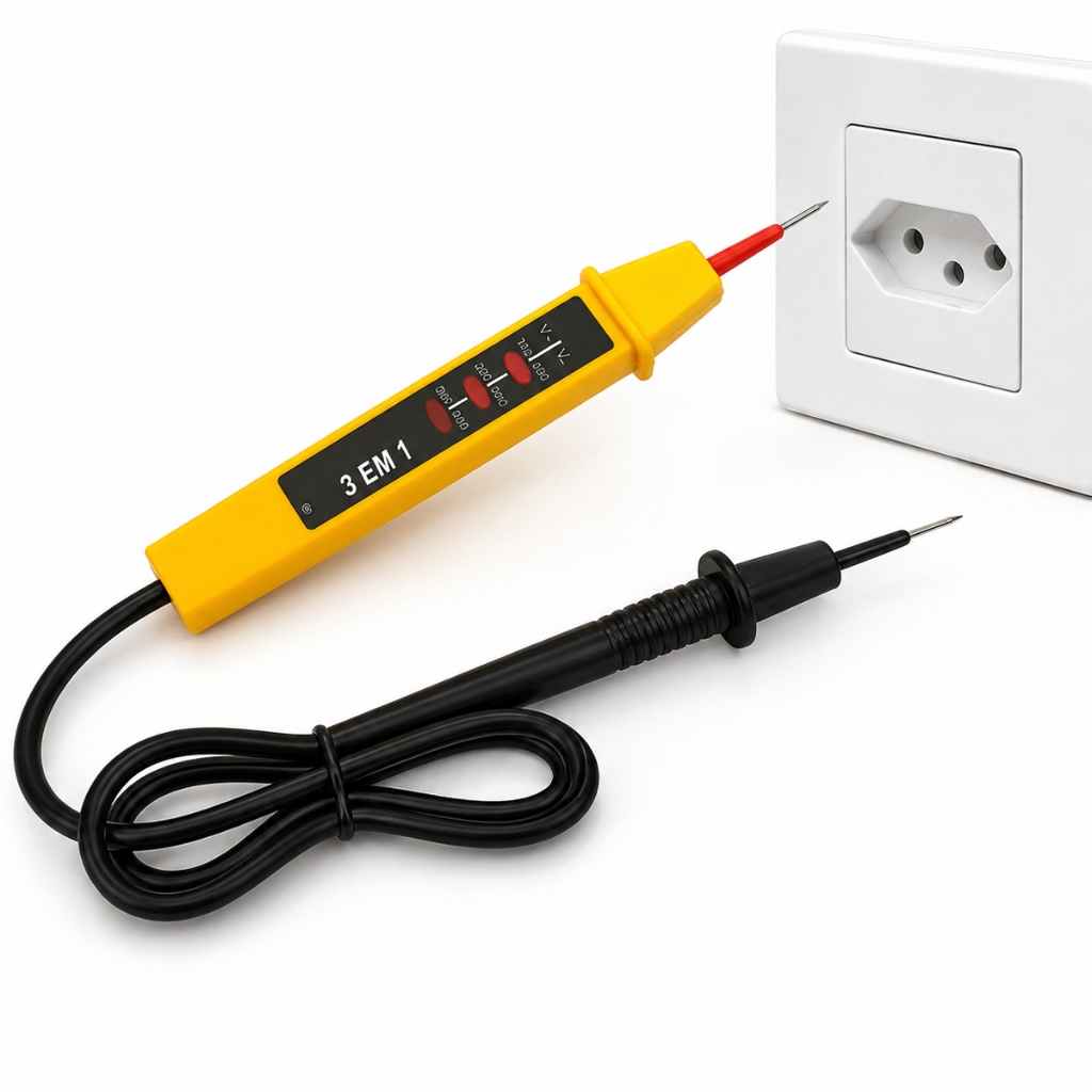Chave De Teste Detectora De Energia Tensão voltagem 110v 500v
