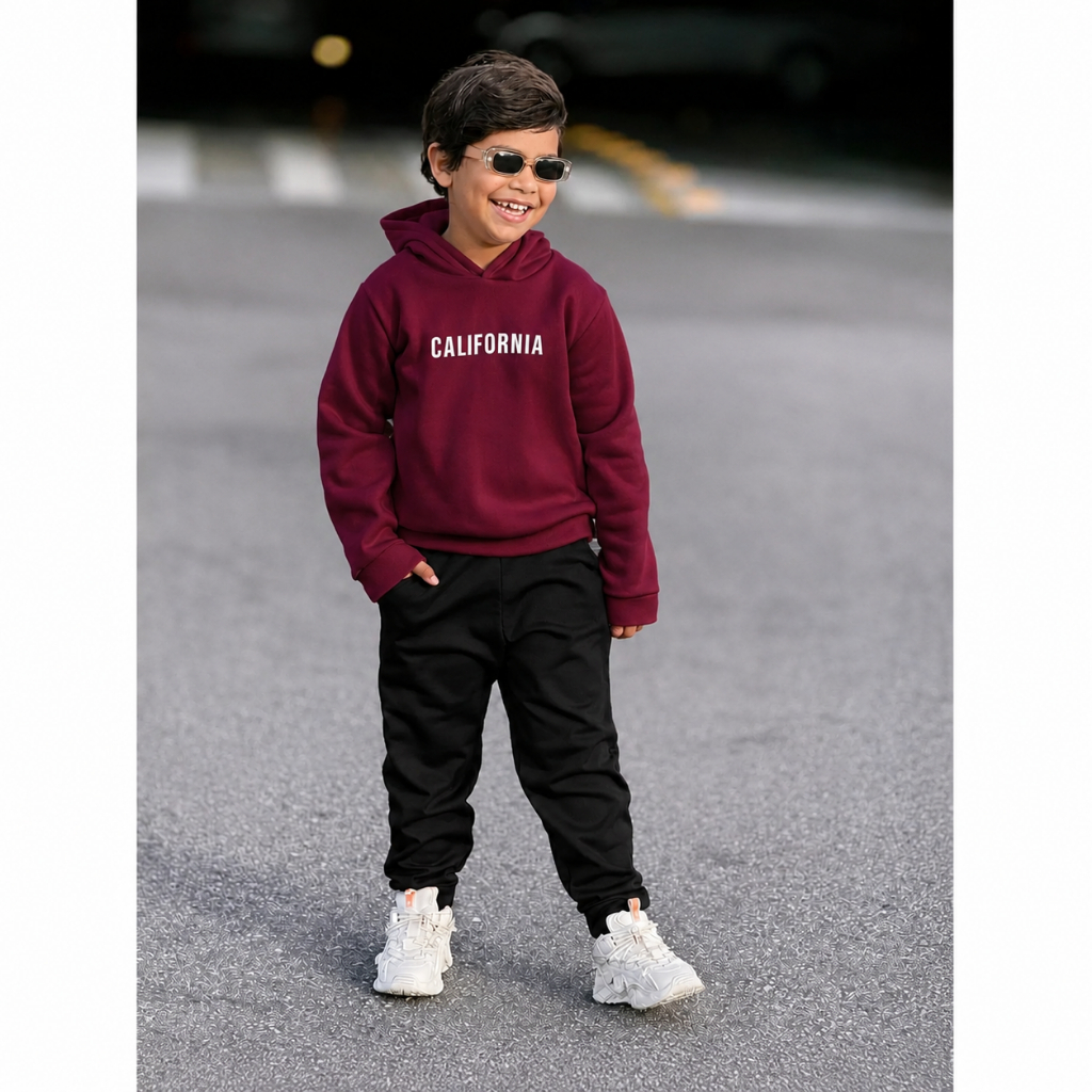 Conjunto Infantil Agasalho Moletom Flanelado Inverno Quentinho com capuz lançamento