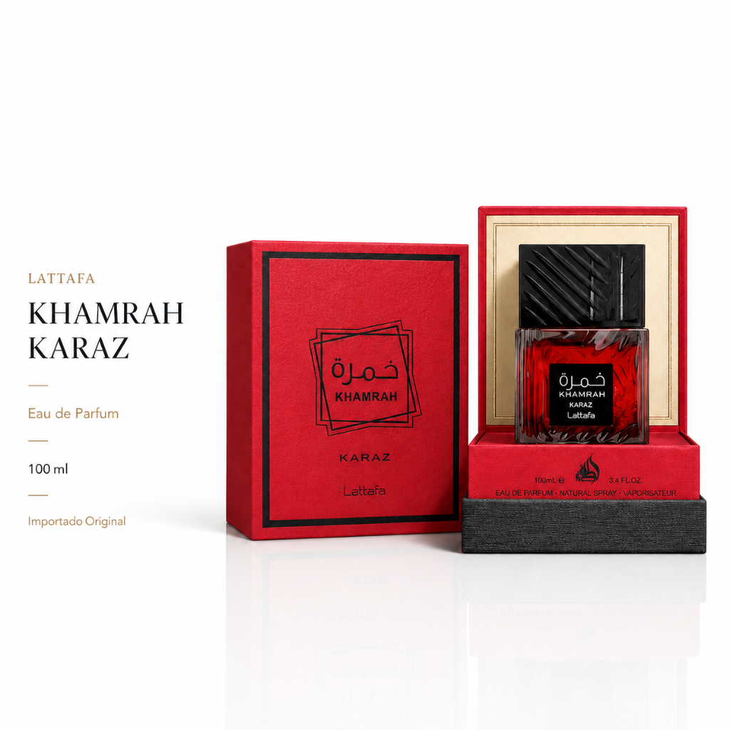Lattafa Khamrah Karaz Perfume Unissex Arabe Novo Doce Luxo — R$ 189,99 em Shopee