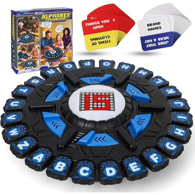 Jogo Stop Eletrônico 3.0 Jogo de Palavras Tabuleiro Stop que Trava Letras com Temporizador GRANDE Versão em Português