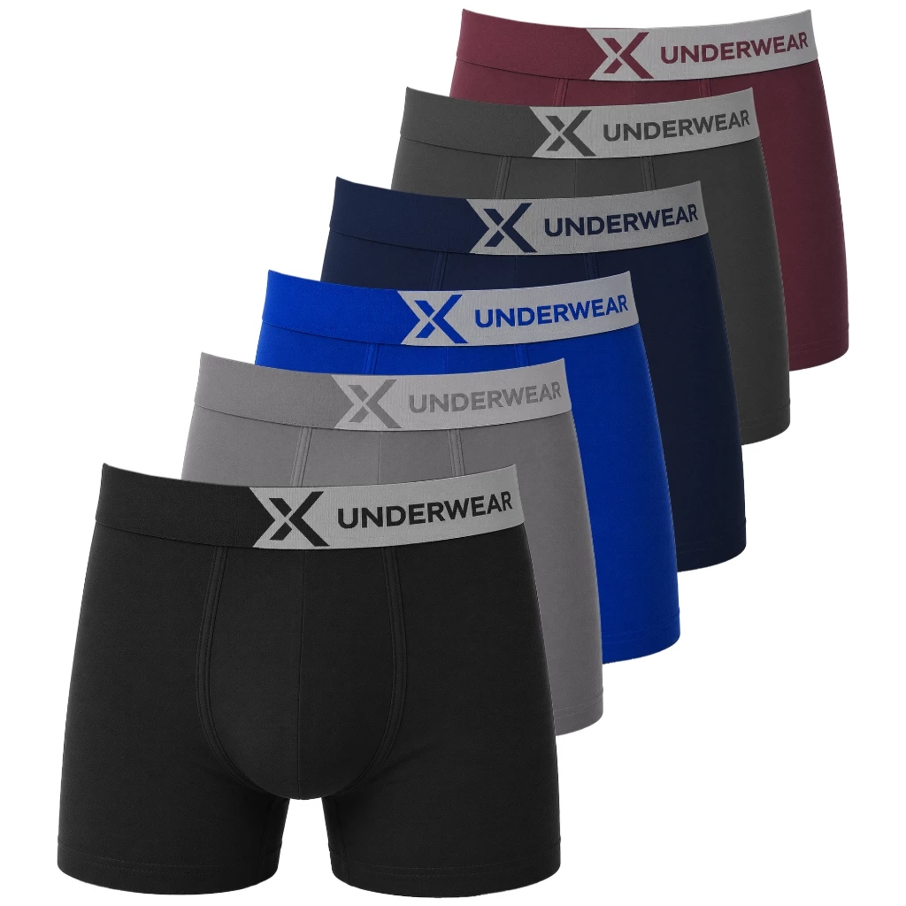 Kit com 10 ou 5 Cuecas Boxer Premium Masculina Extremamente Confortável Cueca Box — imagem 1