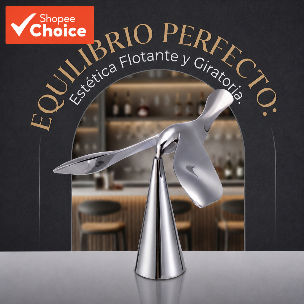 Abridor de garrafa em formato de pássaro equilibrado, elegante, moderno e perfeito para decorar e abrir cervejas.