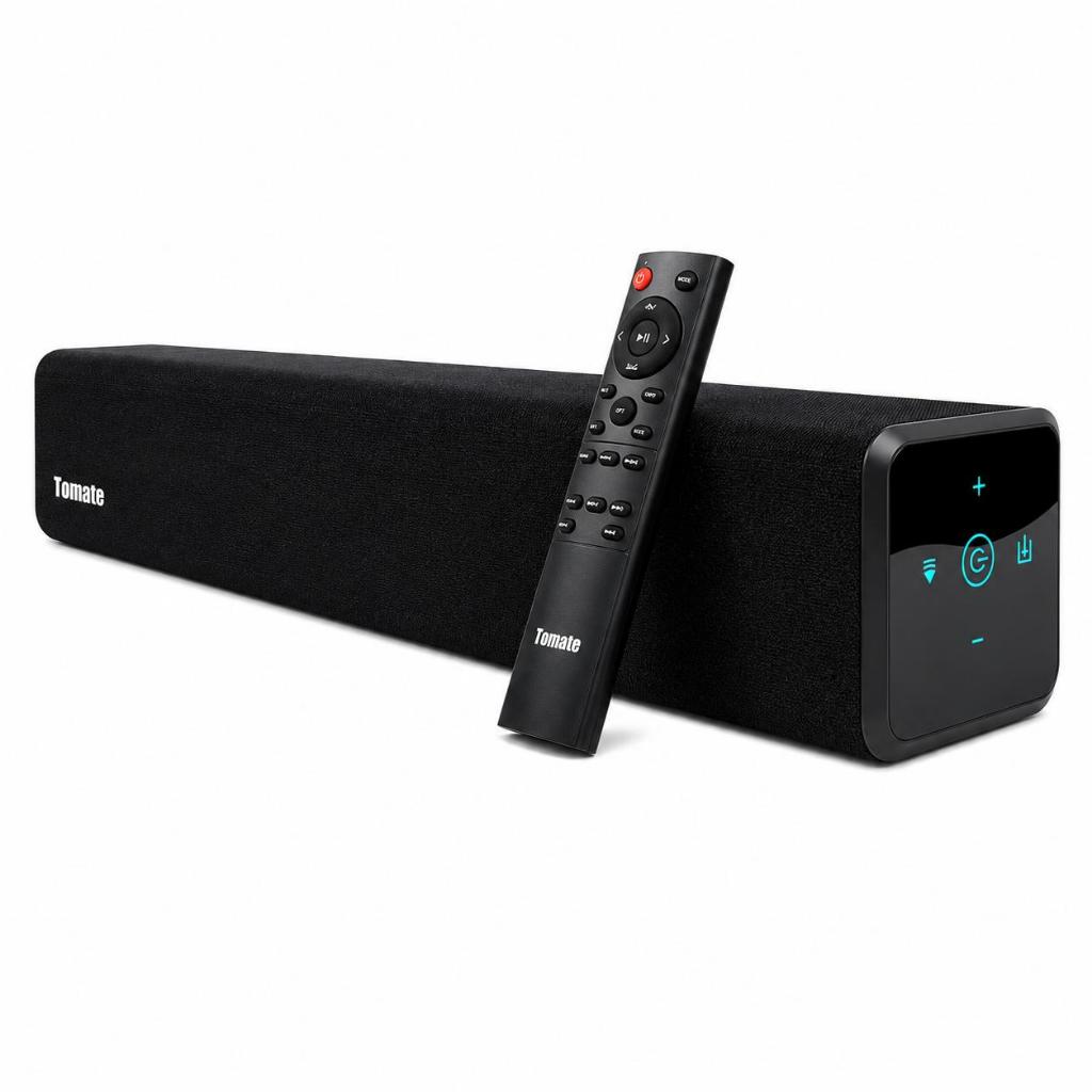 Soundbar Bluetooth Tomate MTS2021 Pro 110W Óptica Coaxial USB P2 Controle Remoto Home Theater para Smart TV Top top