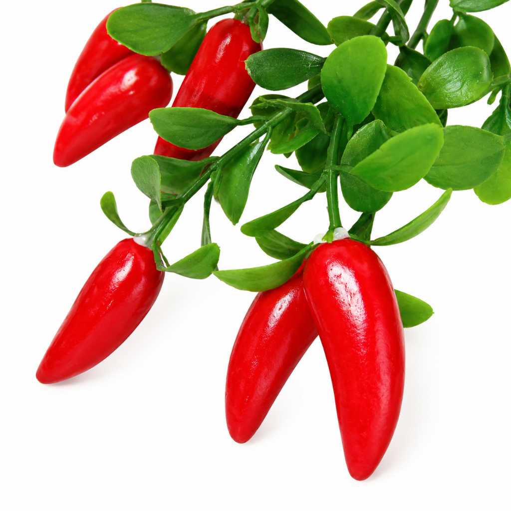 Kit 3 Buquês de Pimenta Com Folhagem Artificial · foto 2