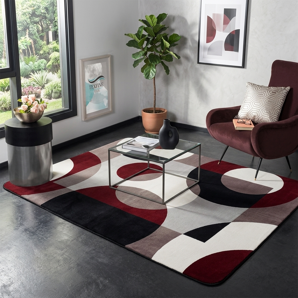 Tapete Sala Veludo Estampado Tipo Indiano 2,00x1,50 Metros Promoção