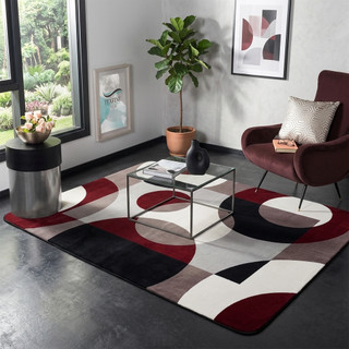 Tapete Sala Veludo Estampado Tipo Indiano 2,00x1,50 Metros Promoção