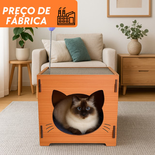 Casinha De Gatinhos Casa Para Gatos Toquinha Toca Gato