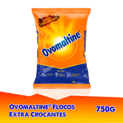 Ovomaltine Flocos Extra Crocantes 750g Linha Profissional Topping para Açaí e Sorvete