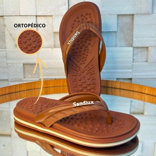 Sandália Chinelo Feminino Ortopédico Estilo Nuvem Ergonômico Conforto Dia a Dia
