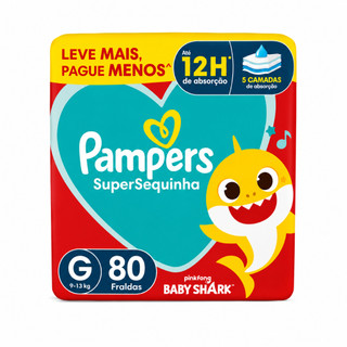 Fralda Pampers SuperSec G XG XXG Leve Mais Pague Menos Original G80 XG70 XXG66