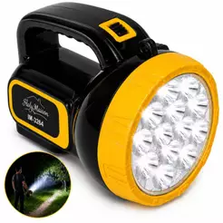 Lanterna Holofote LED Recarregável 18 LEDs 3W Bivolt com Alça