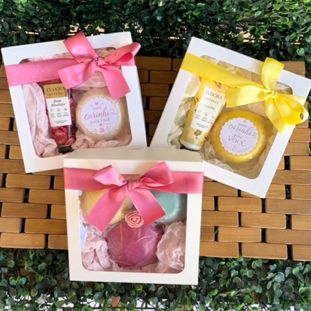 Kit Presente lembrancinha Personalizado - Boticário/ Eudora/ Natura/ Avon - Variedades