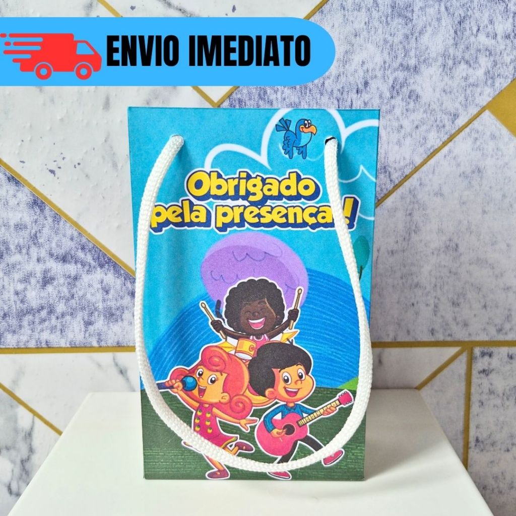 ENVIO RAPIDO Kit 10~30 Sacolinhas Surpresa 3 Palavrinhas Lembrancinhas Mimo infantil Aniversário PEGUE E MONTE