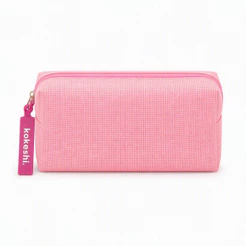 Necessaire de Tela Rosa Kokeshi