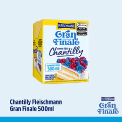 Creme Chantilly Fleischmann 500ml Pronto para Uso