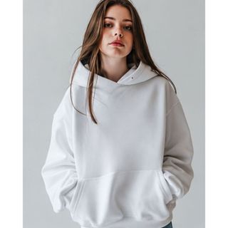 MOLETOM CANGURU UNISSEX ALGODAO LISO COM CAPUZ SEM CORDÃO BRANC0+