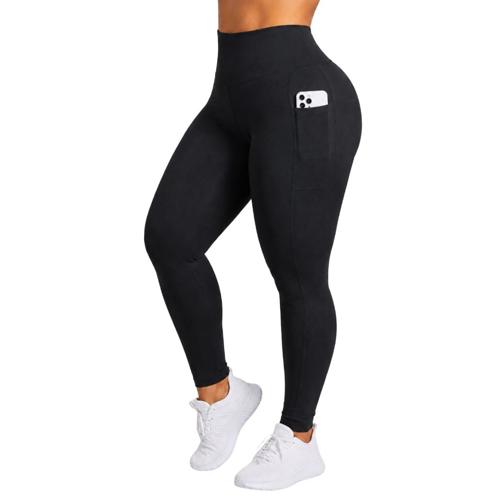 Calça Legging Com Bolso Lateral Academia Não Fica Transparente Fitness