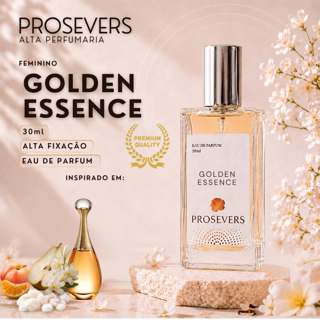Perfume Feminino - Golden Essence - Eau de Parfum - Inspiração Contratipo J'ador.