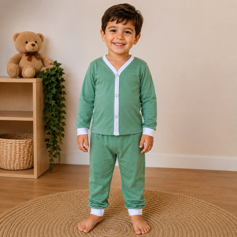 pijama infantil menino manga longa frio inverno