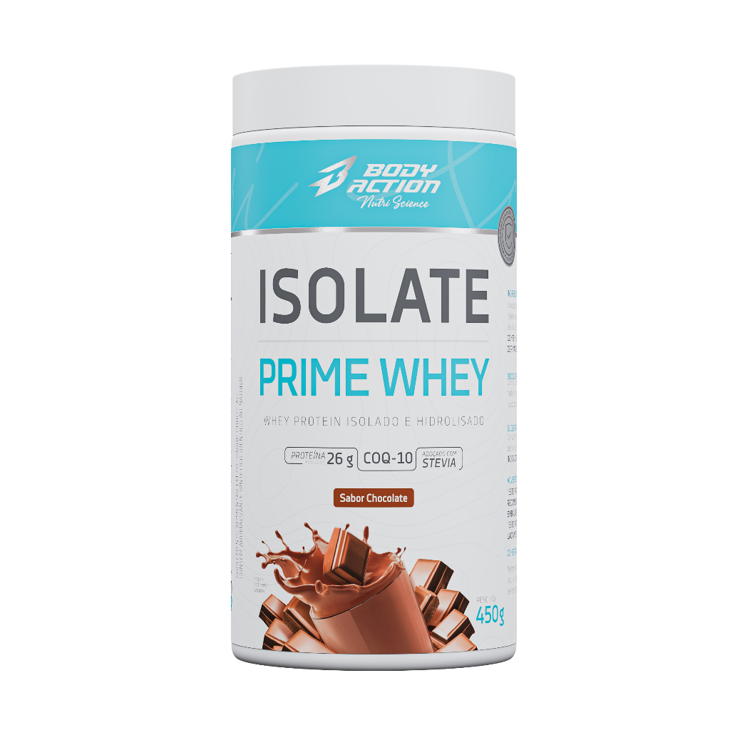 Isolate Prime Whey 450g - Isolado E Hidrolisado Bodyaction