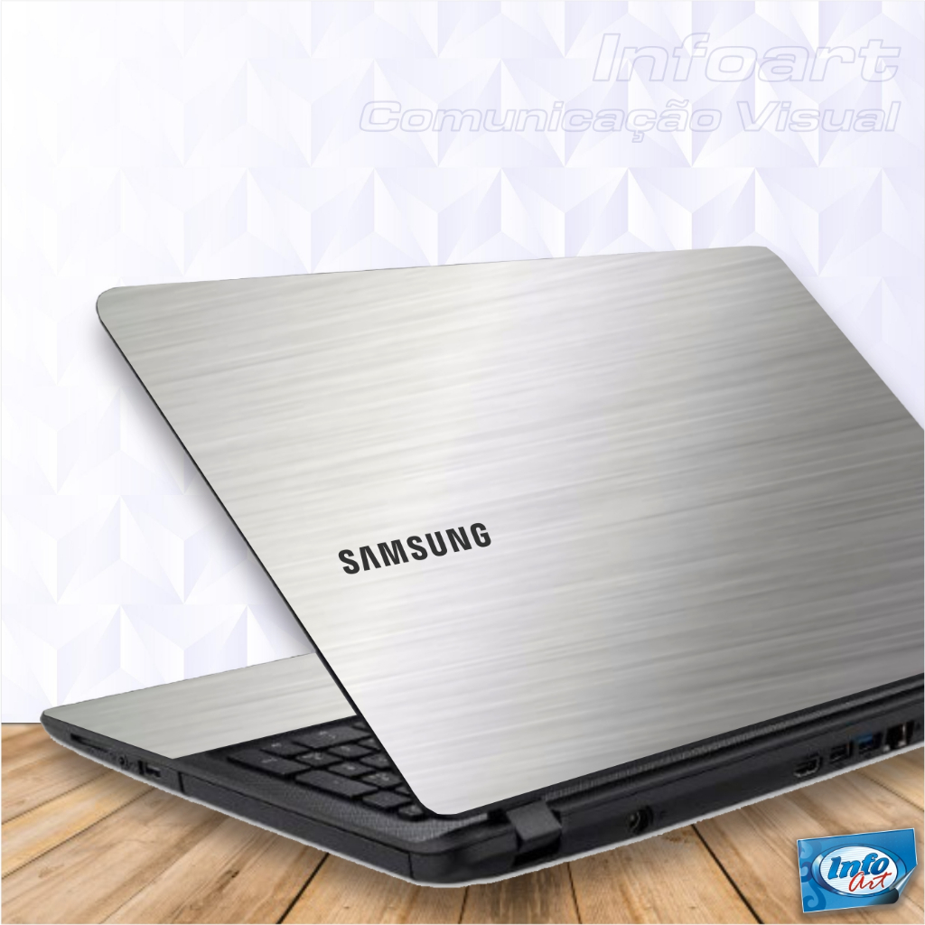 Adesivo Skin para Notebook Samsung Galaxy Book 4 15,6"- Tampa + Moldura do tecla