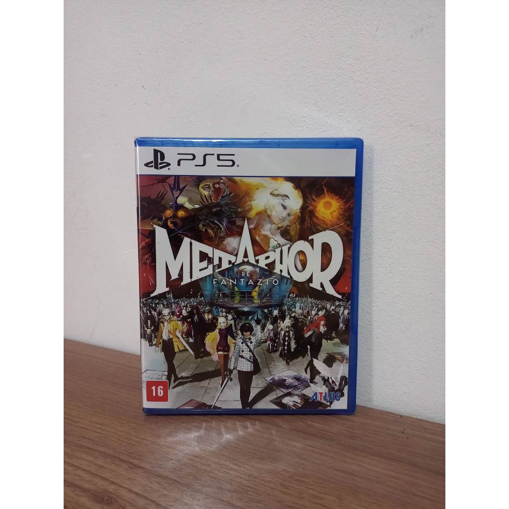 Jogo Metaphor Refantazio Ps5 Novo Lacrado Mídia Física
