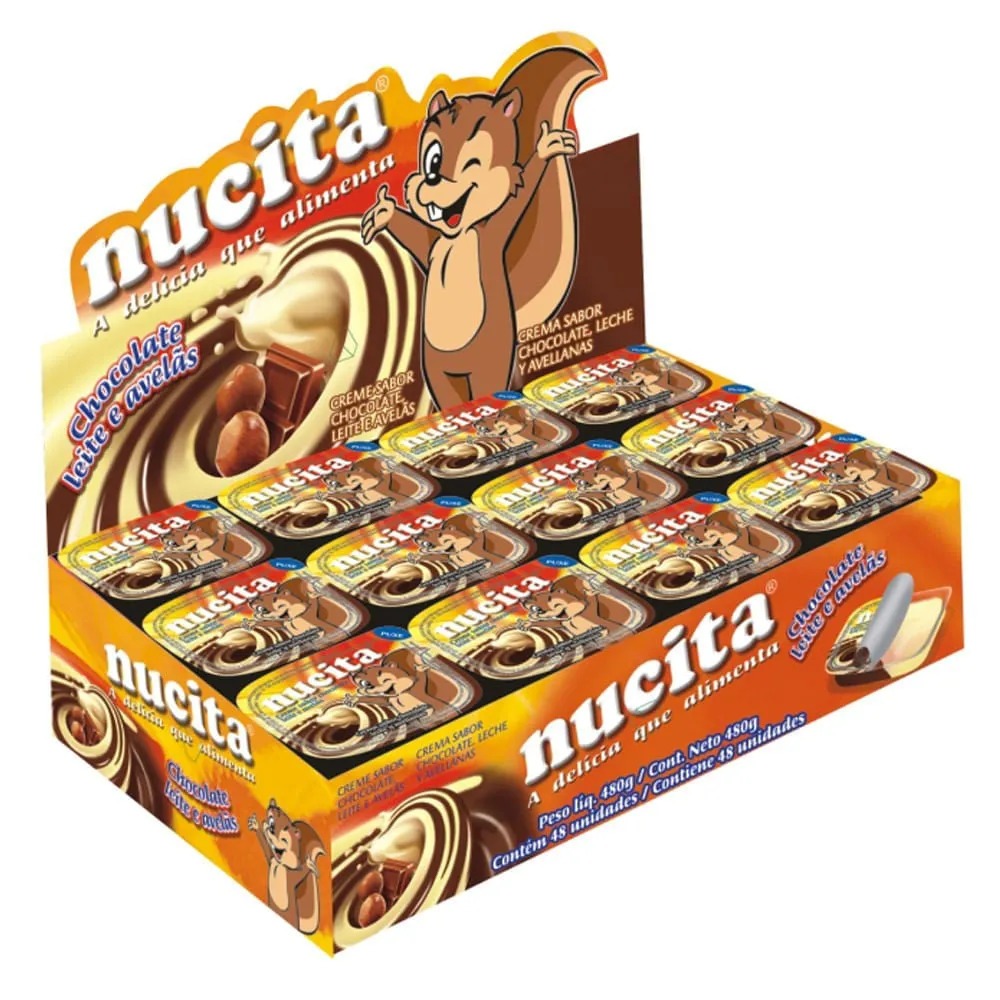 NUCITA SABORES 10G C/48 UNIDADES C/24 UNIDADES
