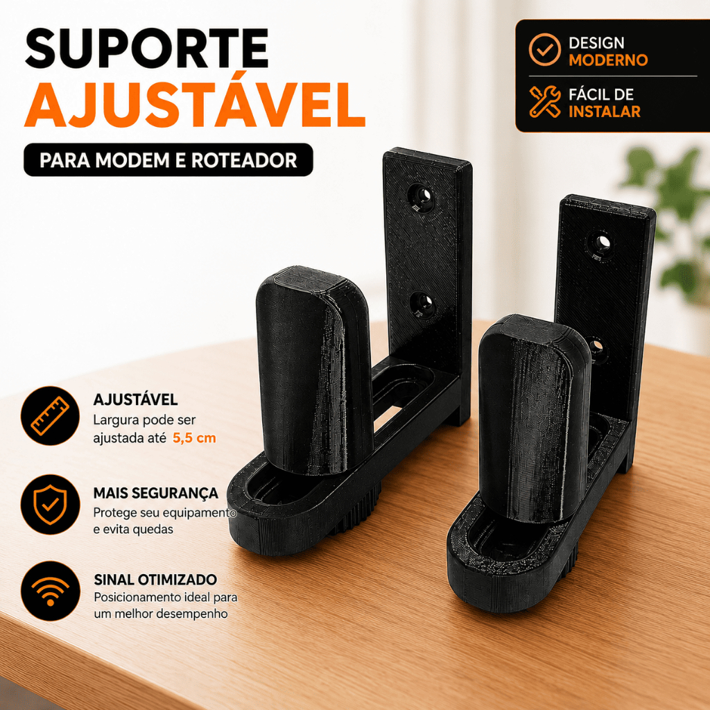 Suporte Para Roteador Modem Switch Mi Box Apple Tv Tablet TV Box Universal Sem F