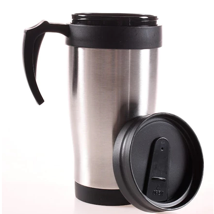 Garrafa Caneca copo Termica Aco Inox 400ml Com Tampa