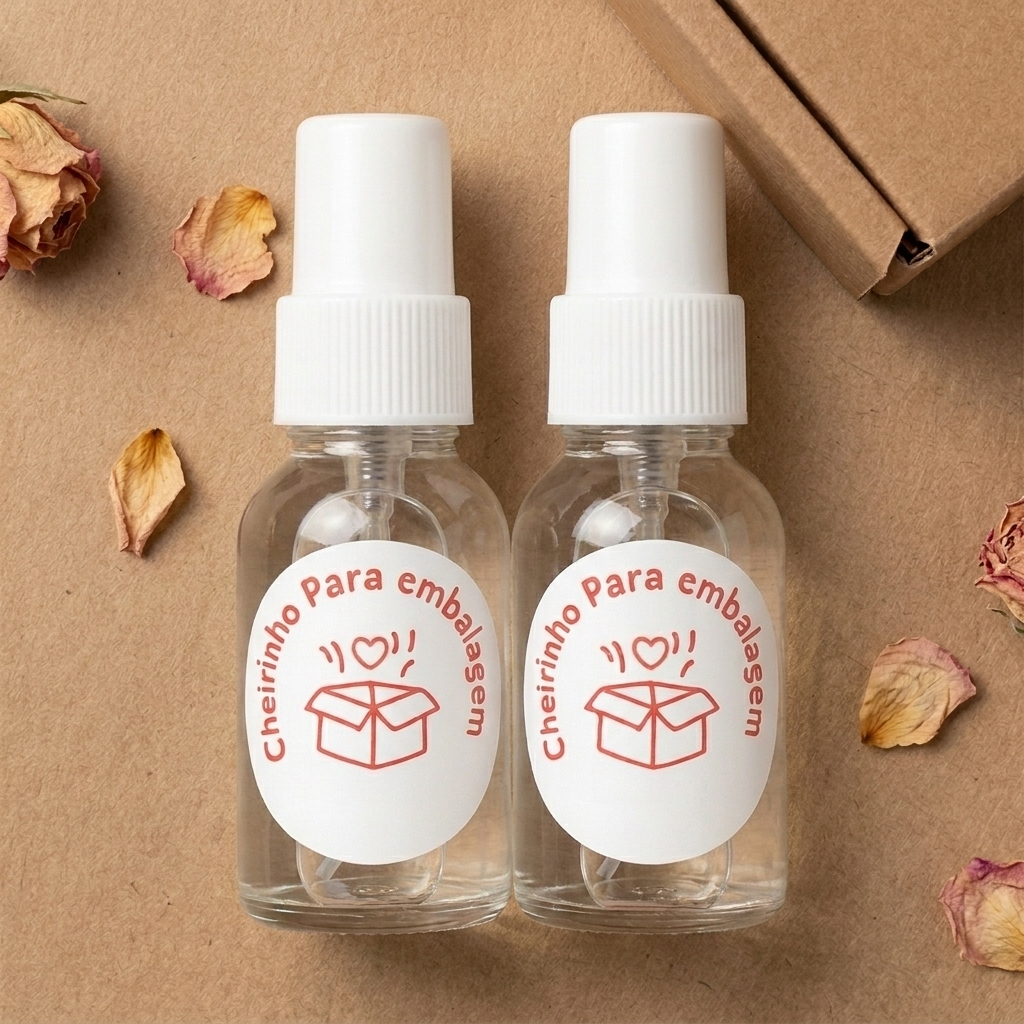 Kit 2 Cheirinho Para Embalagem Pacotes Encomendas ou Roupas - 30ml