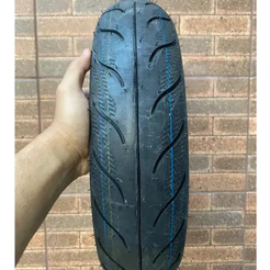 Pneu Moto Aro 12 Sem Câmara 110/90-12 k6009 Traseiro Kenda Yamaha Fluo